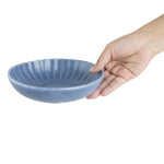 Assiettes calottes Olympia Corallite bleues 160x40mm (lot de 6) — FU205