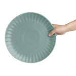 Assiettes plates Olympia Corallite vertes 280 mm (lot de 6) — FU206