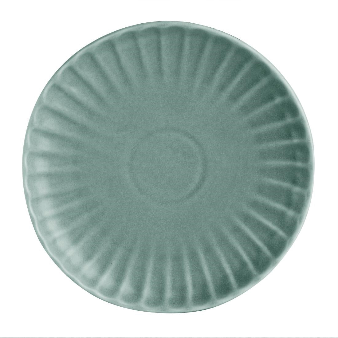 Assiettes plates Olympia Corallite vertes 205 mm (lot de 6) — FU207
