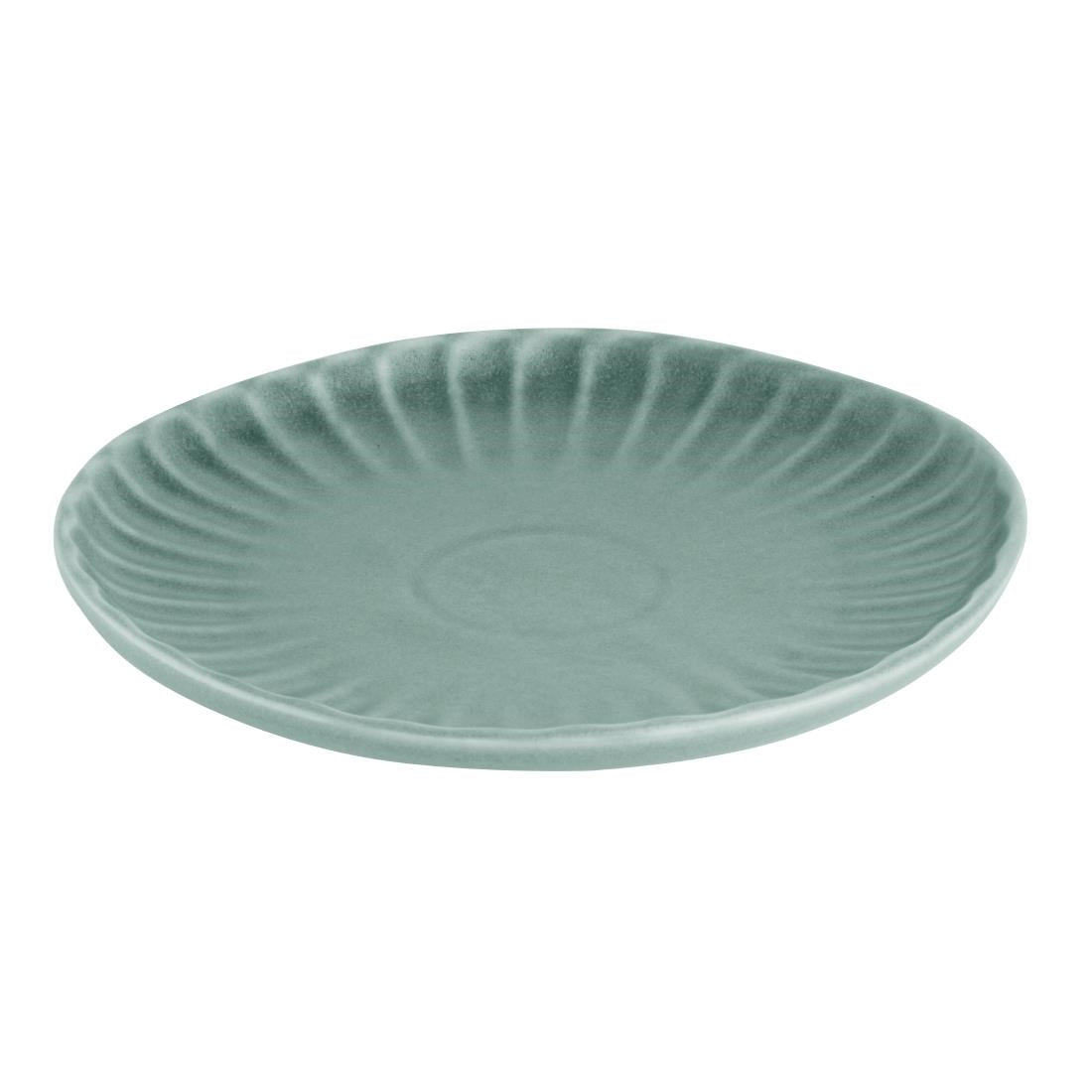 Assiettes plates Olympia Corallite vertes 205 mm (lot de 6) — FU207