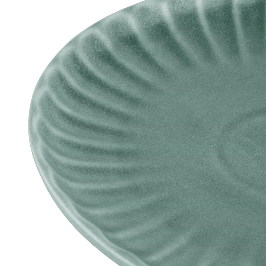 Assiettes plates Olympia Corallite vertes 205 mm (lot de 6) — FU207