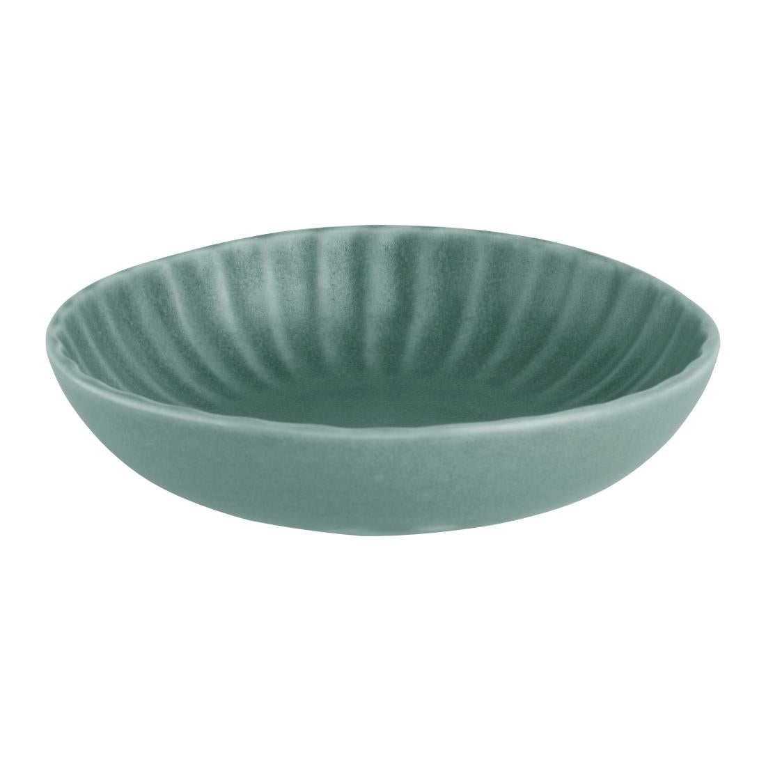 Assiettes calottes Olympia Corallite vertes 160x40mm (lot de 6) — FU211