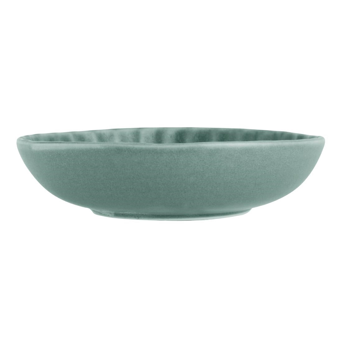 Assiettes calottes Olympia Corallite vertes 160x40mm (lot de 6) — FU211