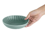 Assiettes calottes Olympia Corallite vertes 160x40mm (lot de 6) — FU211
