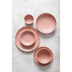 Assiettes calottes Olympia Corallite pêche 160x40mm (lot de 6) — FU217