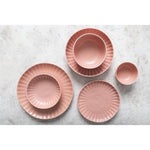 Assiettes calottes Olympia Corallite pêche 160x40mm (lot de 6) — FU217