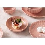 Assiettes calottes Olympia Corallite pêche 160x40mm (lot de 6) — FU217