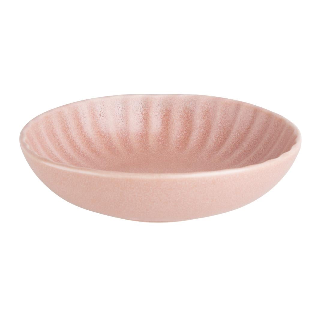 Assiettes calottes Olympia Corallite pêche 160x40mm (lot de 6) — FU217