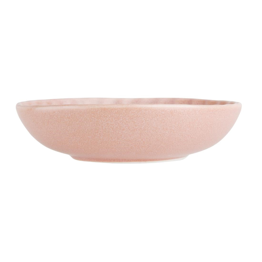 Assiettes calottes Olympia Corallite pêche 160x40mm (lot de 6) — FU217