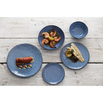 Bols plats Olympia Denim Blue 220mm (lot de 6) — FU223