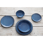 Bols plats Olympia Denim Blue 220mm (lot de 6) — FU223