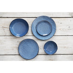 Bols plats Olympia Denim Blue 220mm (lot de 6) — FU223