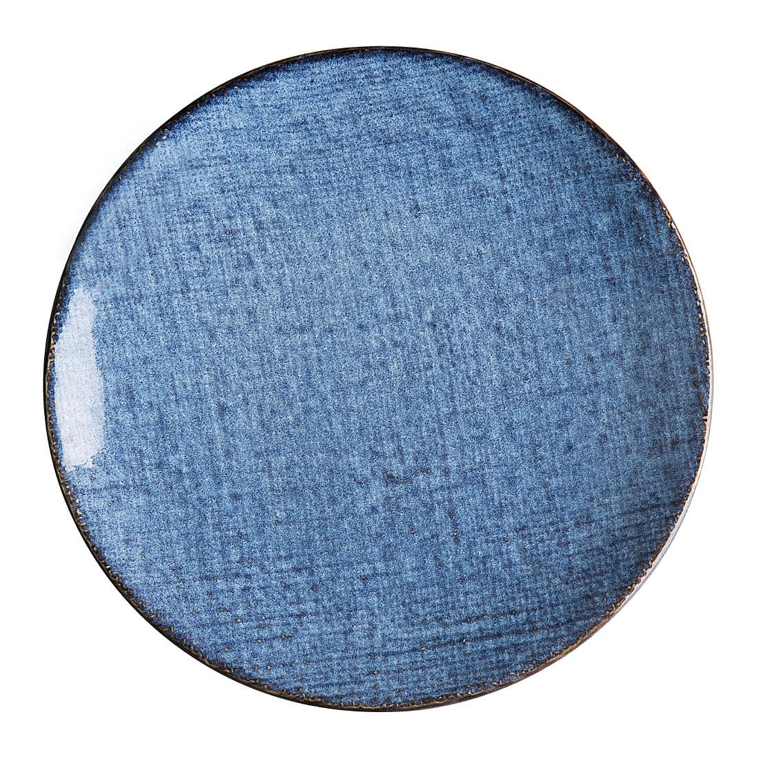 Assiettes plates Olympia Denim Blue 230mm (lot de 6) — FU221