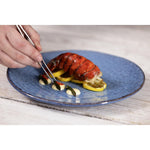 Assiettes plates Olympia Denim Blue 285mm (lot de 4) — FU222