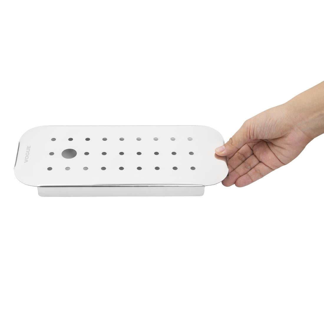 Égouttoir en acier inoxydable Vogue pour GN 1/3 — FU268
