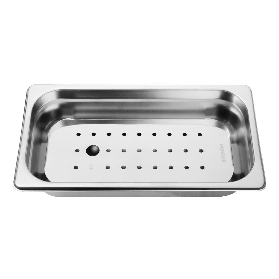 Égouttoir en acier inoxydable Vogue pour GN 1/3 — FU268