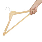 Cintres en bois naturel Bolero (lot de 10) — FU399