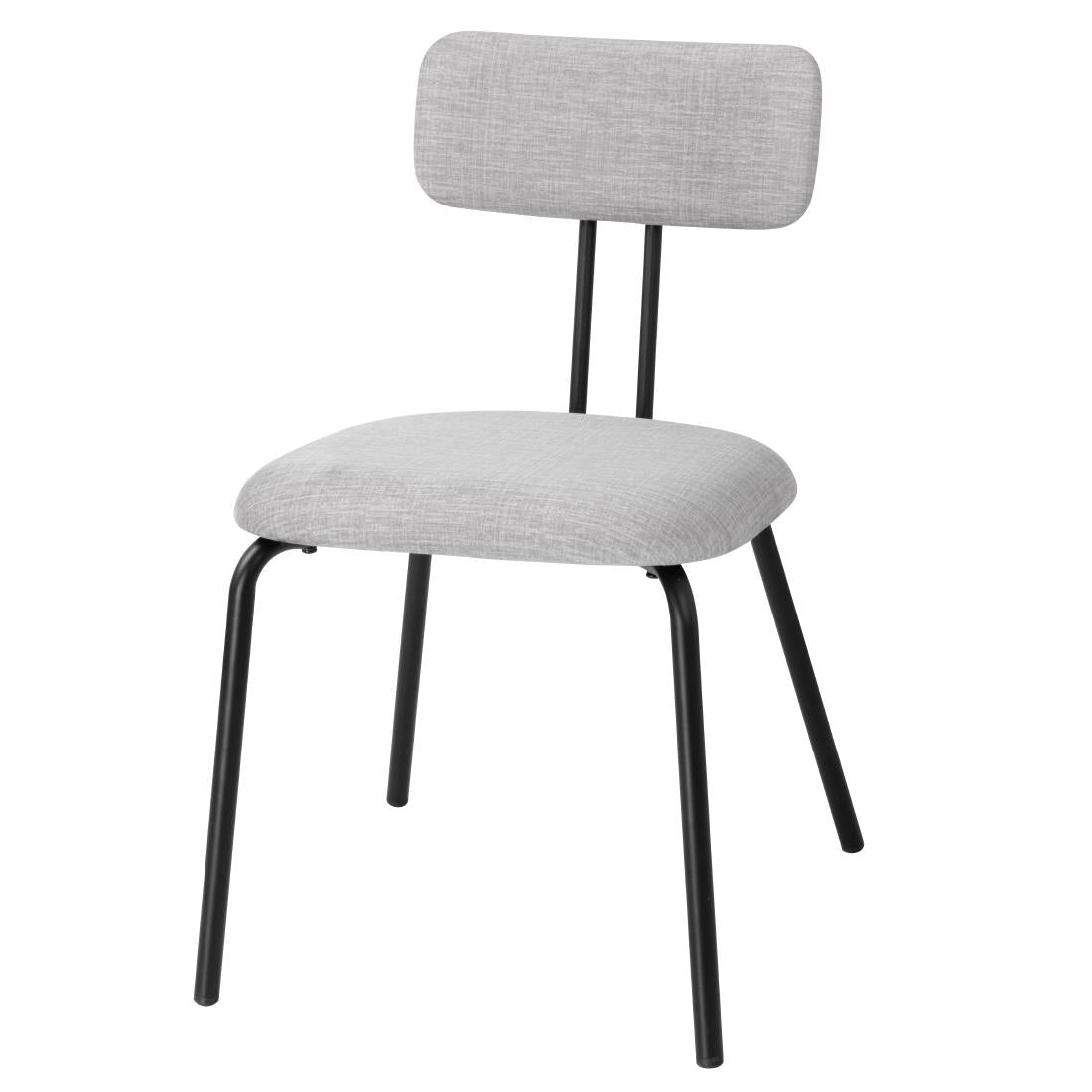 Chaises Bolero Fairfield noires et grises (lot de 2) — FU500