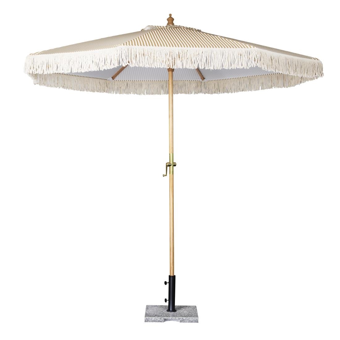 Parasol rond à rayures Bolero Sicile 2,5m — FU508