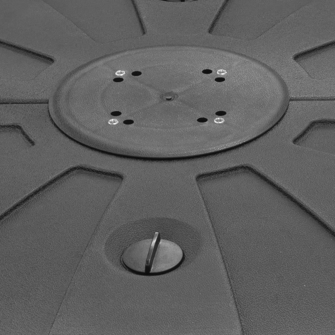 Pied de parasol robuste à remplir Bolero 100 kg (rempli) — FU509