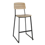 Tabourets hauts d'intérieur en bois Bolero Beaufort (lot de 2) — FU525