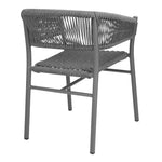 Fauteuils en corde grise tressée Bolero Florence (lot de 2) — FU533