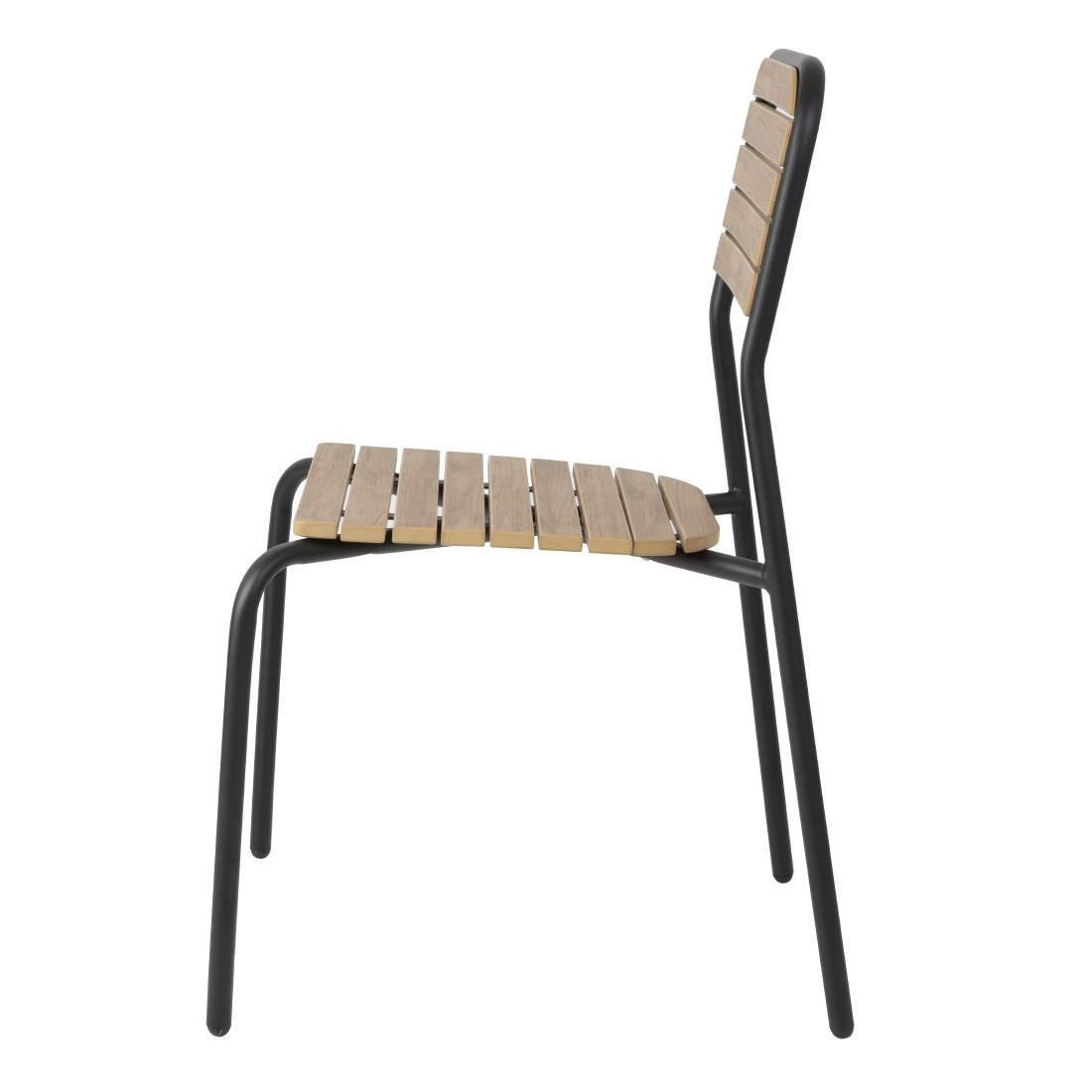 Chaises d'extérieur effet bois Bolero Santorini (lot de 4) — FU537