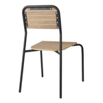 Chaises d'extérieur effet bois Bolero Santorini (lot de 4) — FU537
