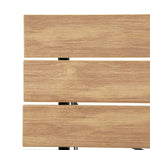 Table de terrasse carrée Bolero Perth effet bois — FU538