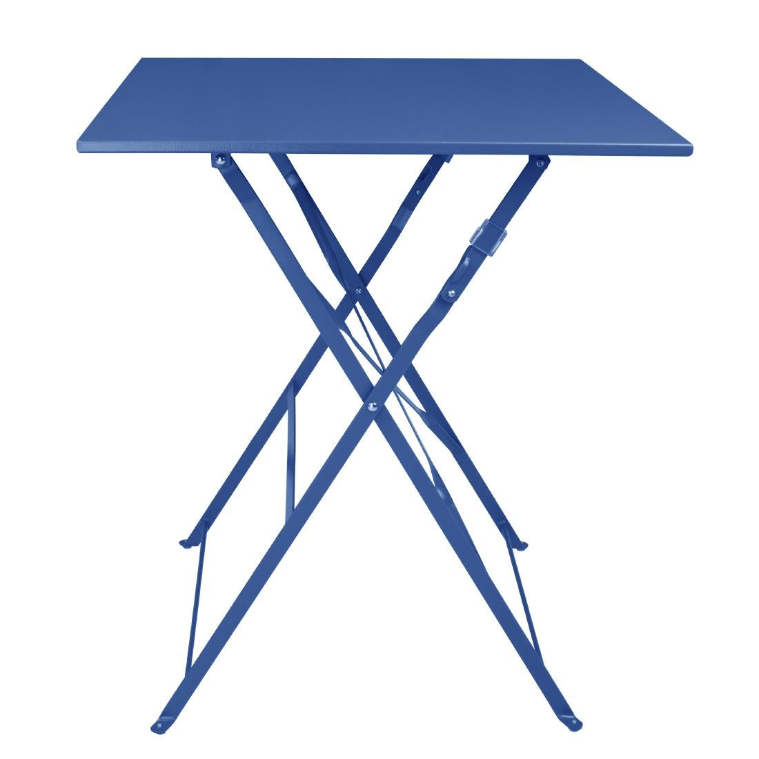 Table de terrasse carrée Bolero Perth bleu marine foncé — FU540