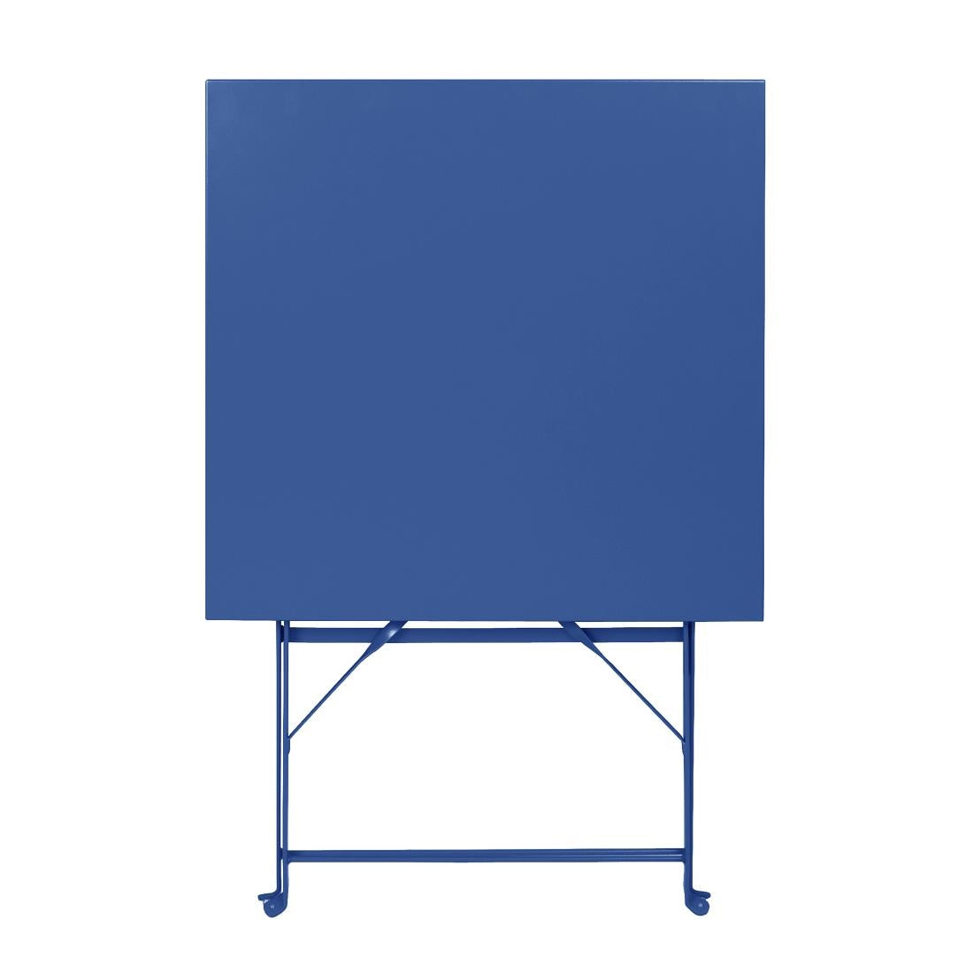 Table de terrasse carrée Bolero Perth bleu marine foncé — FU540