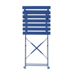 Chaises de terrasse pliantes Bolero Perth bleu marine foncé (lot de 2) — FU541