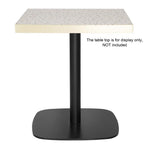 Pied de table en fonte Bolero noir 720x600mm — FU547