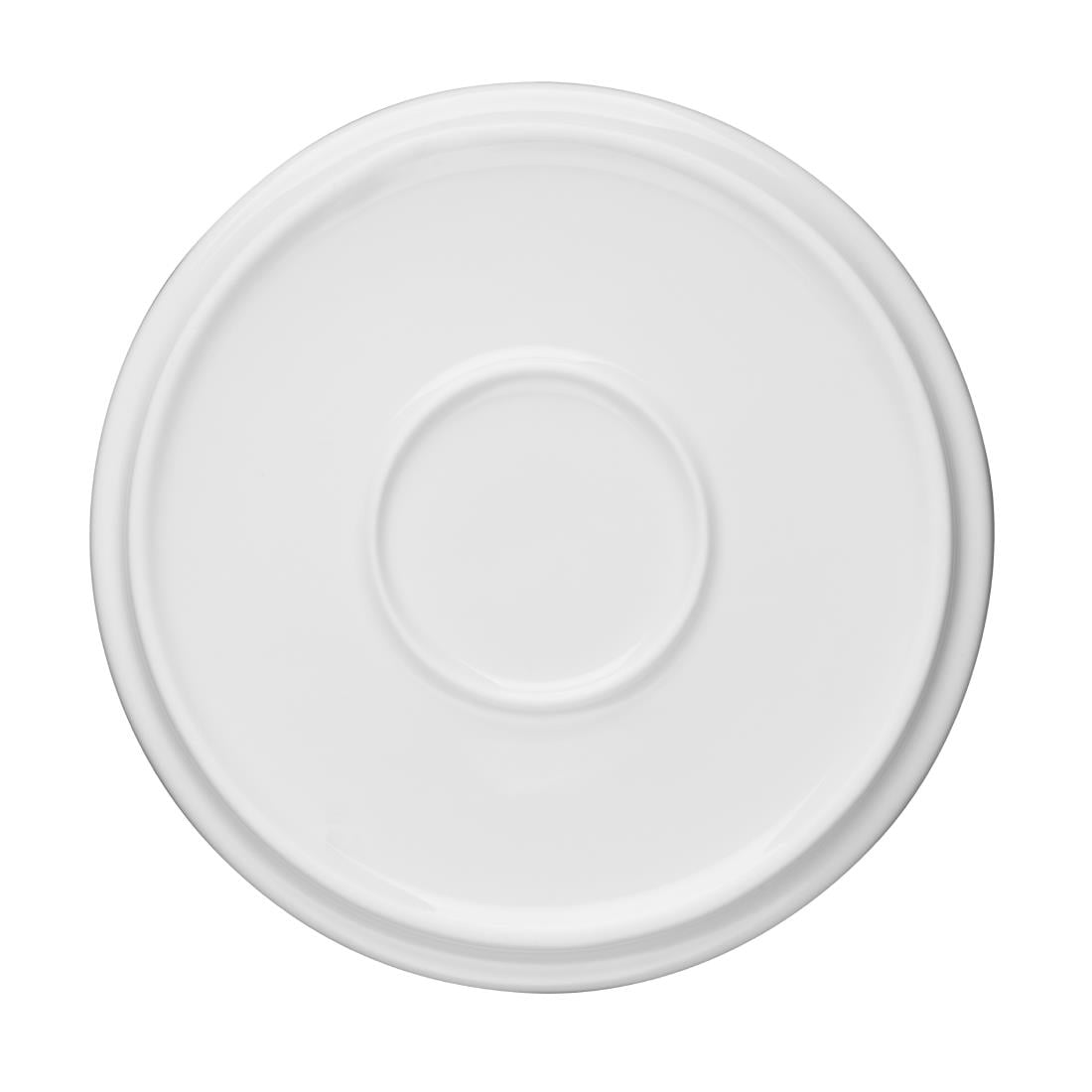 Assiettes plates rondes Olympia Whiteware 150mm (lot de 6) — FW812
