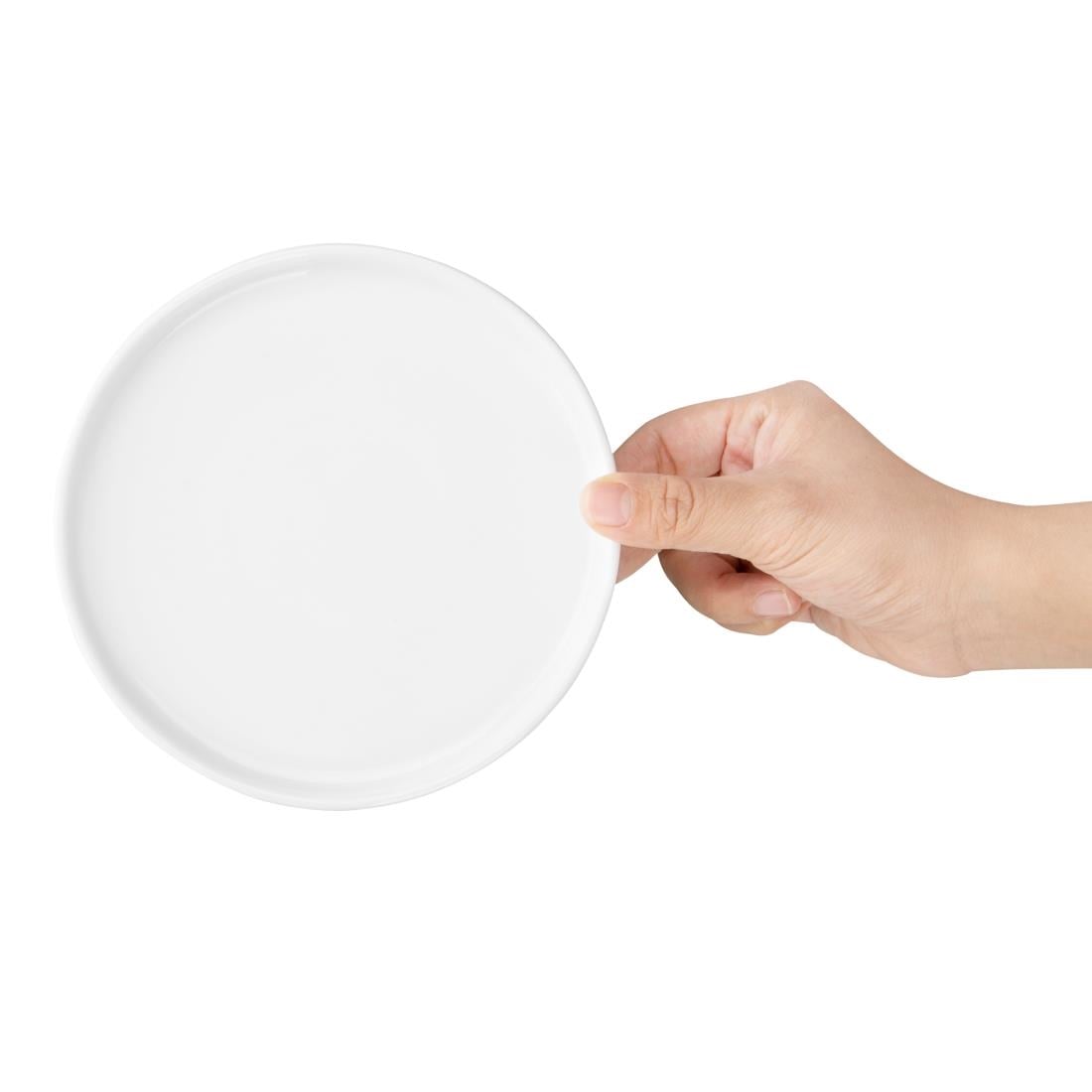 Assiettes plates rondes Olympia Whiteware 150mm (lot de 6) — FW812