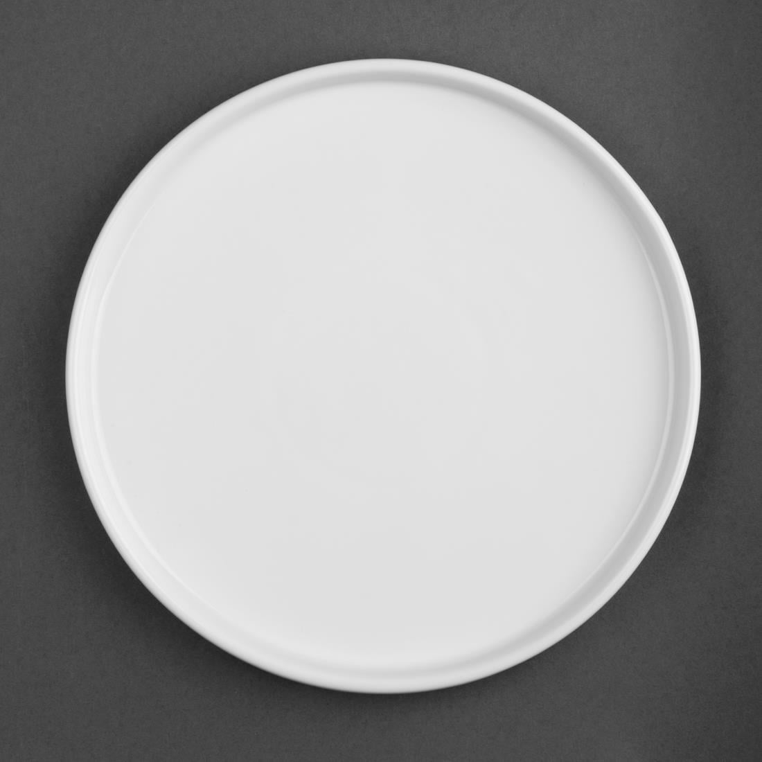Assiettes plates rondes Olympia Whiteware 268mm (lot de 4) — FW814