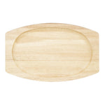 Planche en hévéa pour plat ovale en fonte Olympia 335x205mm pour GJ557 — FW979