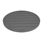 Plateau de table rond en aluminium Bolero gris foncé 580 mm — FX037