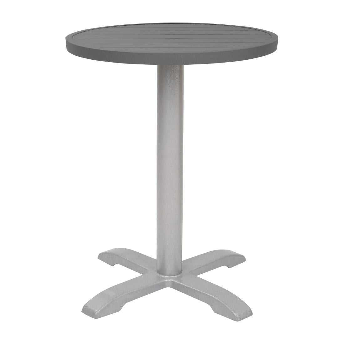 Plateau de table rond en aluminium Bolero gris foncé 580 mm — FX037