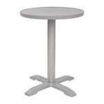 Plateau de table rond en aluminium Bolero gris clair 580 mm — FX038