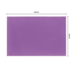 Planche à découper haute densité Hygiplas violette 450x300x25mm — FX102