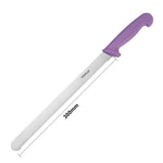 Couteau à génoise dentelé Hygiplas violet 30,5cm — FX119