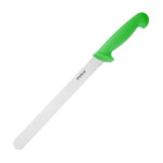 Couteau à génoise dentelé Hygiplas vert 254mm — FX121