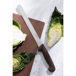 Couteau à génoise dentelé Hygiplas marron 254mm — FX122