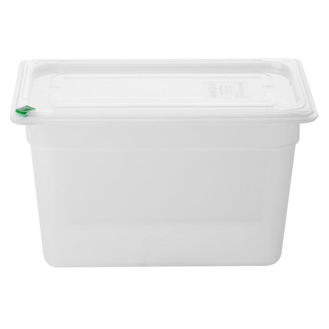 Bacs PP Hygiplas Click GN 1/3 avec couvercles et 7 clips de couleur 200mm 6,9L (lot de 4) — FZ094