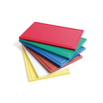 Planche à découper avec rigole GN1/1 en polyéthylène haute densité Gastro M bleue — GN336