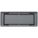 Table rectangulaire pliante grise en ABS Bolero 1520mm — GC595