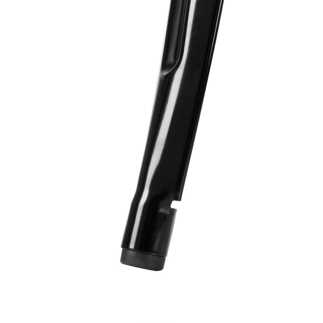 Table carrée en acier noir Bolero Bistro 668mm — GC867