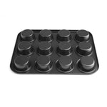 Plaque antiadhésive de 12 moules à muffins Vogue — GD011