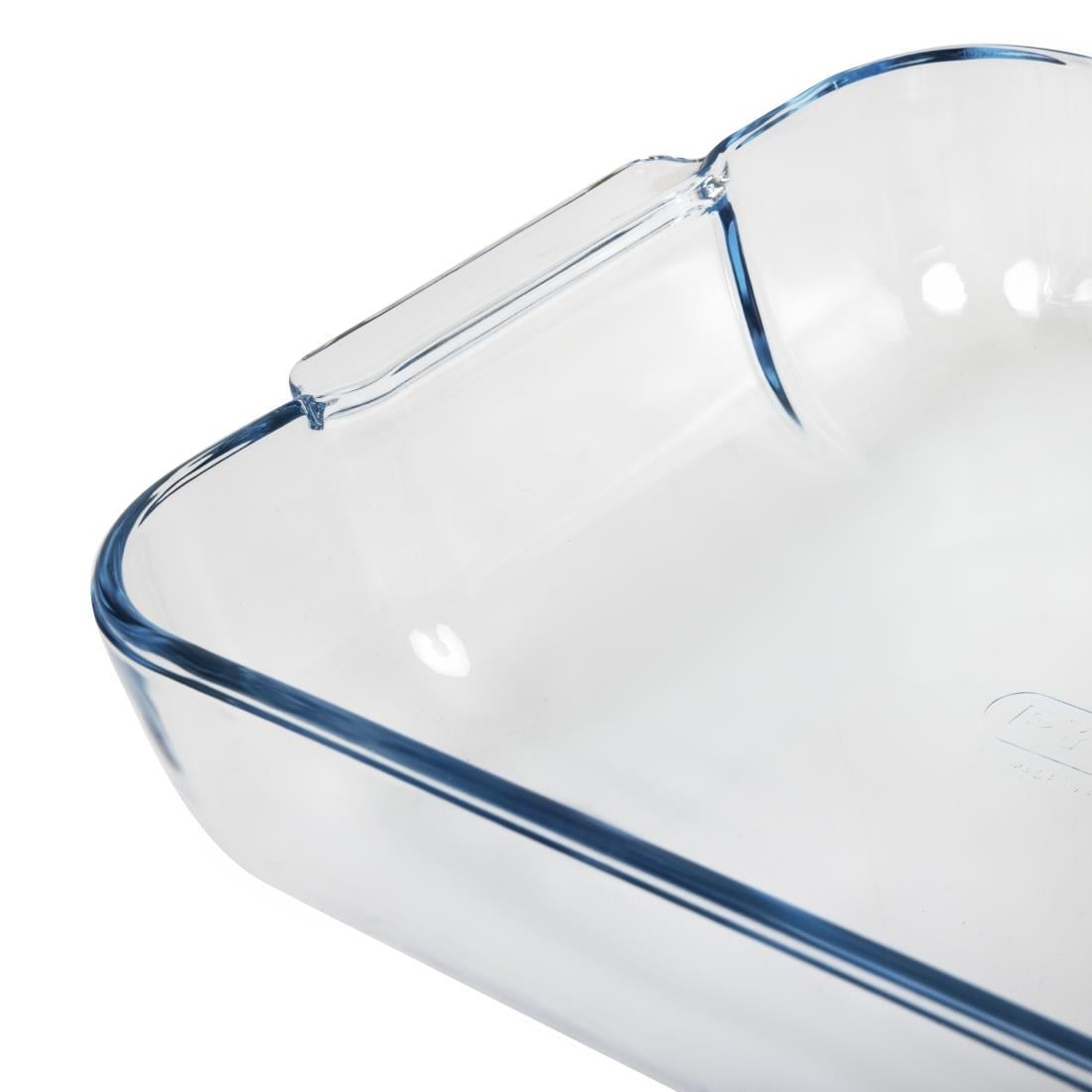 Plat carré en verre Pyrex 210mm — GD029